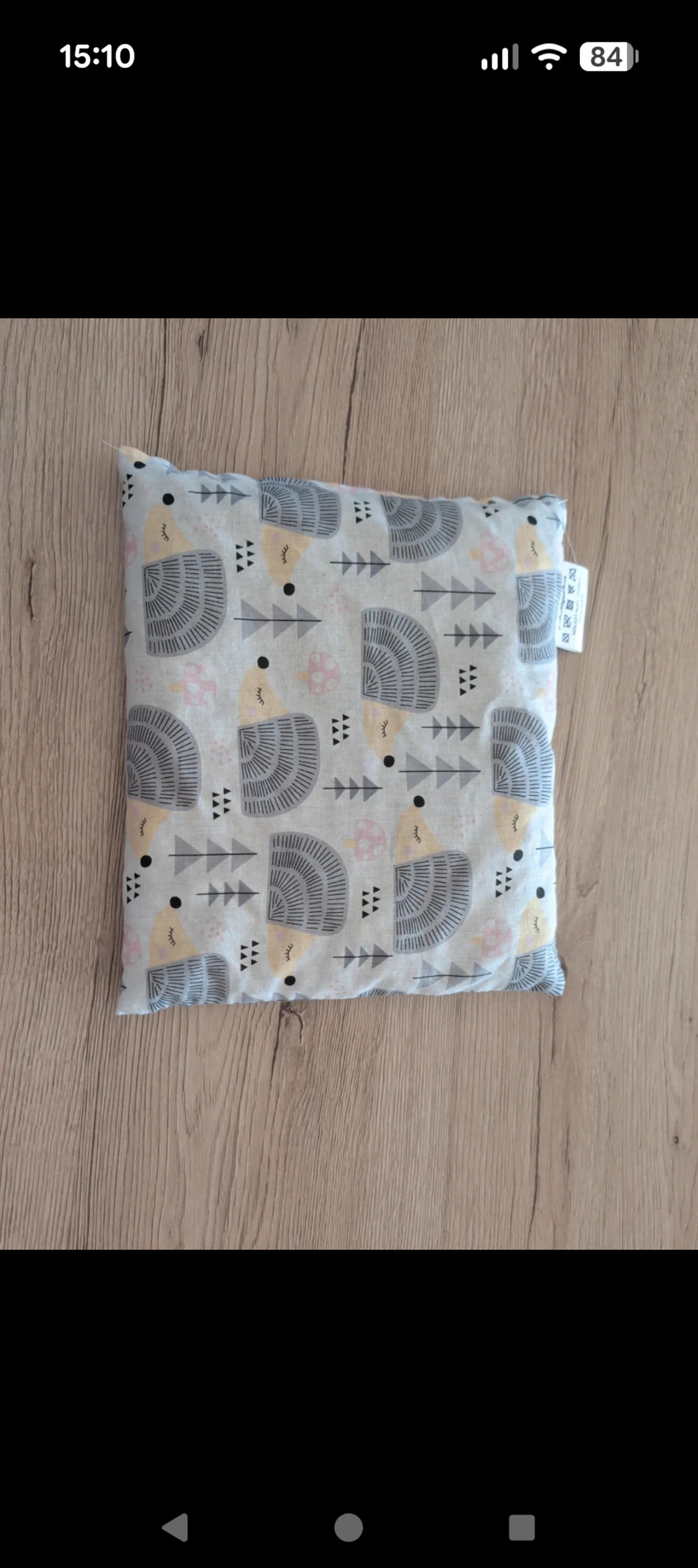 Coussin a noyaux de cerise 